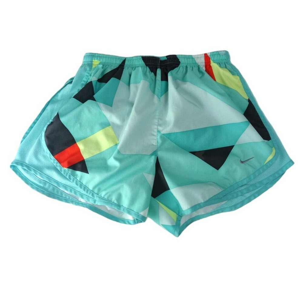 Nike‎ Teal Mini Short Shorts Colorful Elastic waist